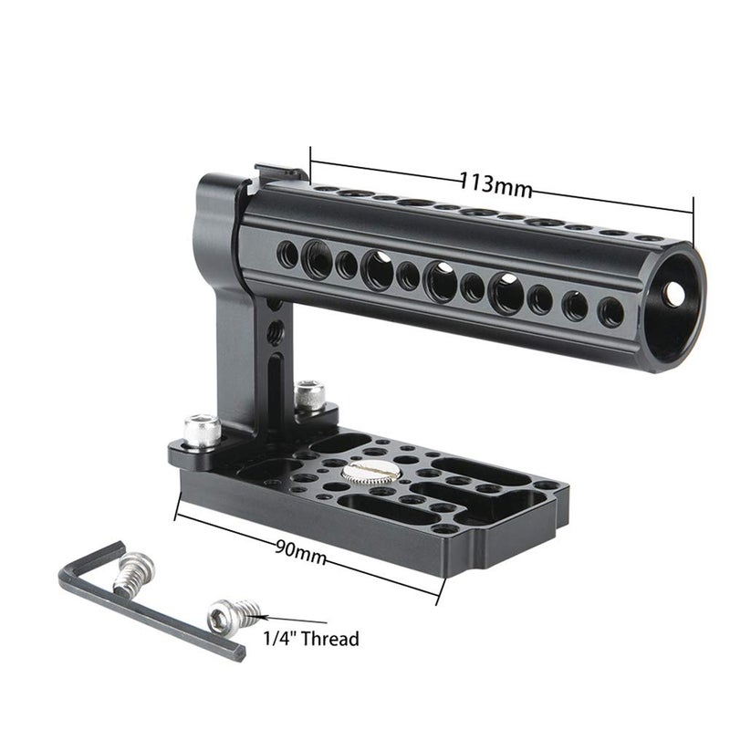 NICEYRIG DSLR Camera Top Handle Kit with Cheese Easy Plate Compatible with URSA Mini, BMPCC 4K 6K - Image 4